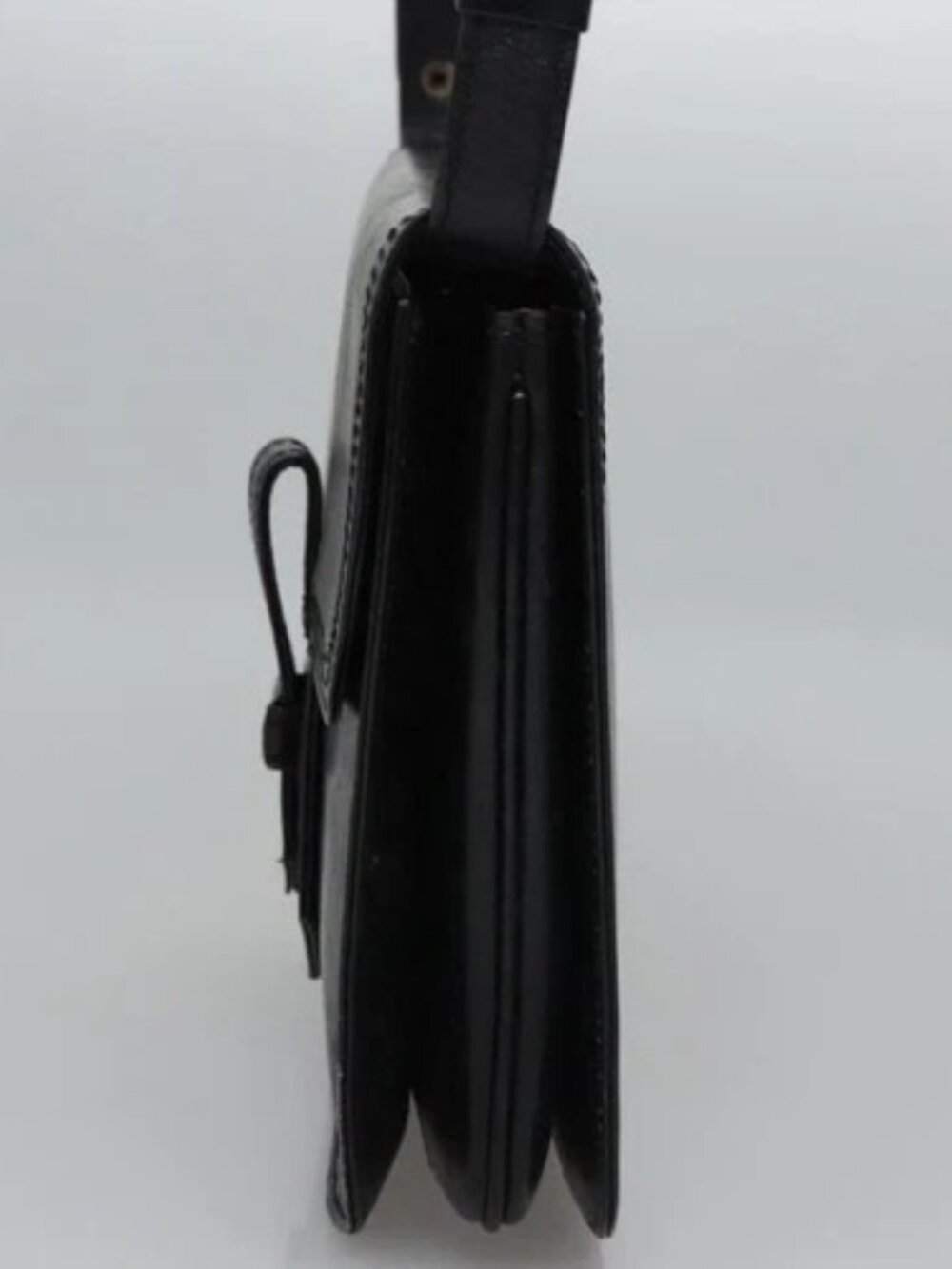SAINT LAURENT Shoulder Bag Leather Black Auth - Picture 3 of 16